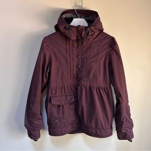 Holden ~ Ruche Insulated  Hooded Snowboard Ski Jacket in Medium